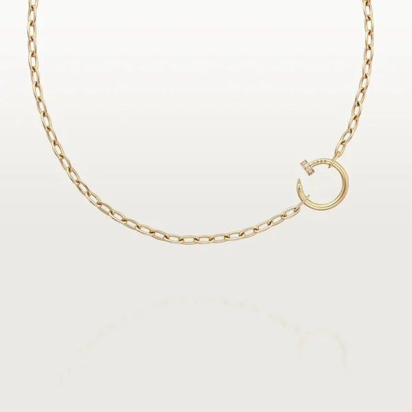 Juste Un Clou Yellow Gold Tone Necklace Jewelry Gift Ideas