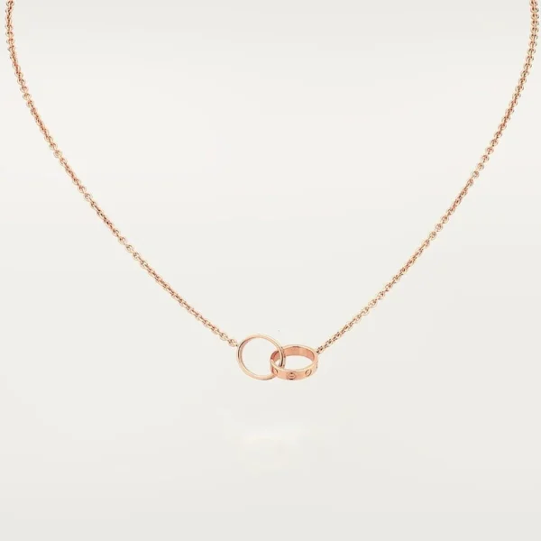 Love Screw Necklace Rose Gold Tone Jewelry Gift Ideas
