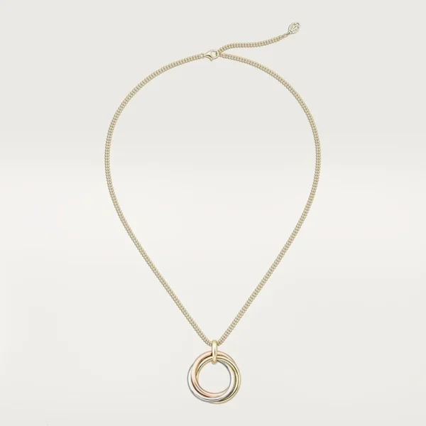 Trinity Gold Tone Necklace Jewelry Gift Ideas