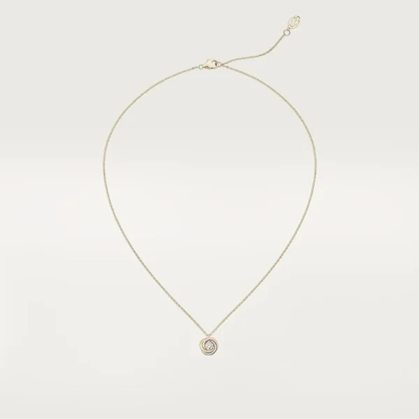 Trinity Gold Tone Sparkling Necklace Jewelry Gift Ideas