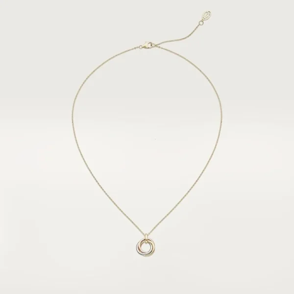 Trinity Interlocking Gold Tone Necklace Jewelry Gift Ideas