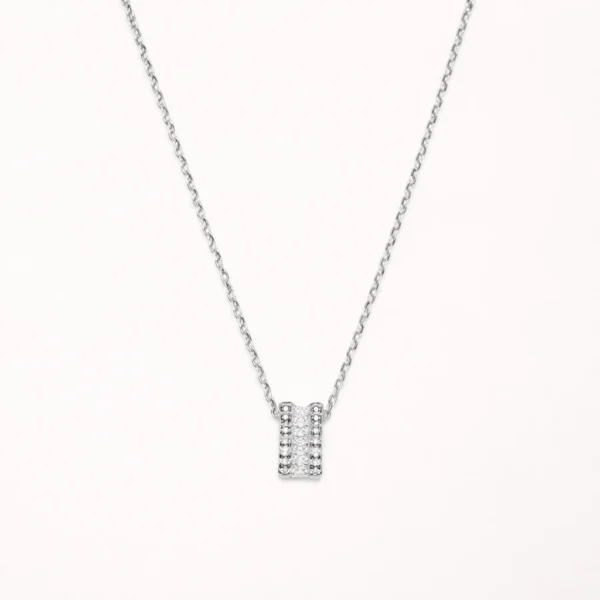 Perlee Necklace Diamond Beaded Pendant Minimalist Design High Quality
