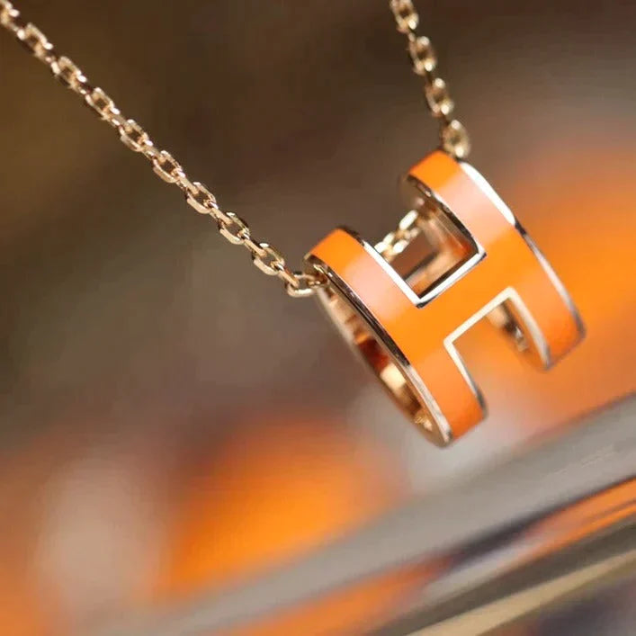 pop h pedant pink gold os3w3