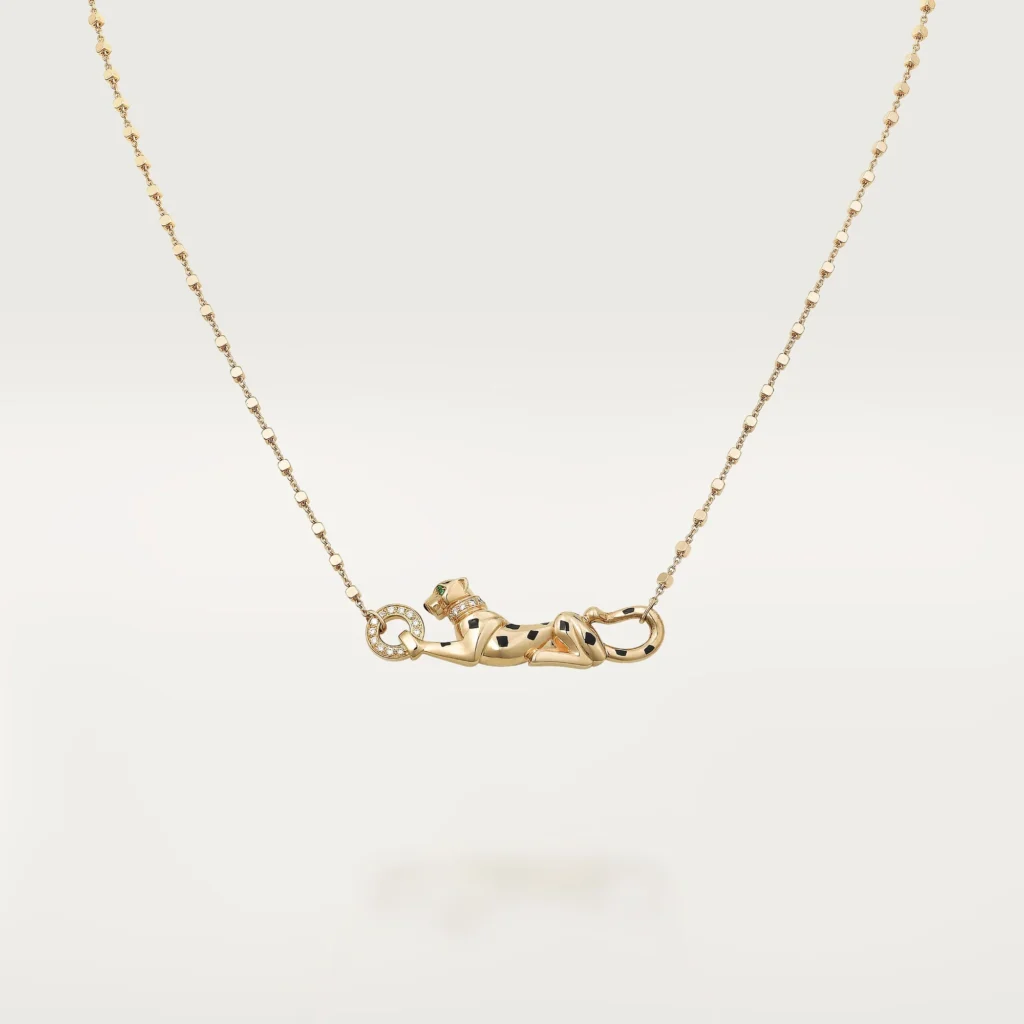 Gold Panther Necklace for Women Animal Pendant Jewelry Gift 3