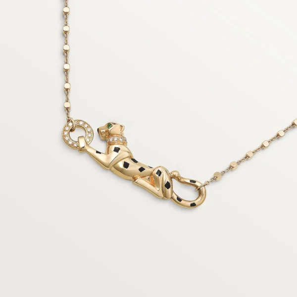 Leopard Panther Necklace Gold for Women, Animal Pendant Jewelry