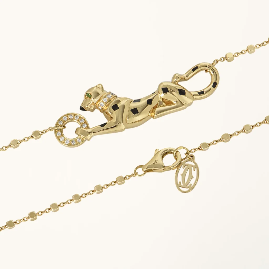 Luxury Gold Panther Necklace for Women Elegant Pendant Jewelry 1