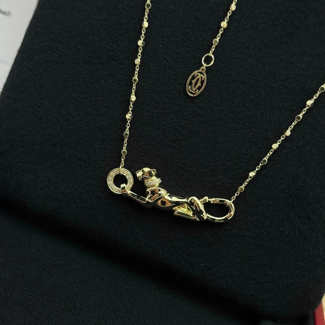 Panther Necklace Gold for Women, Jewelry Gift for Her photo review