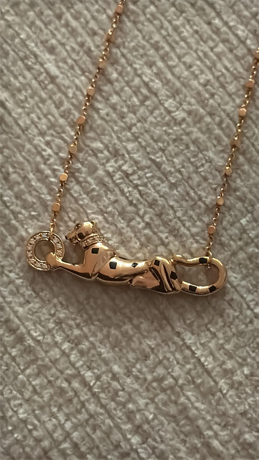 Luxury Gold Panther Necklace for Women, Elegant Pendant Jewelry photo review