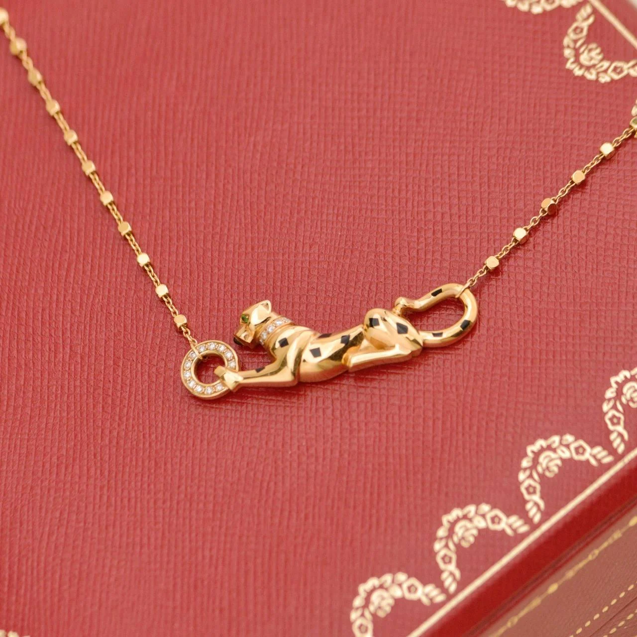 Panther Necklace Gold for Women, Jewelry Gift for Her photo review